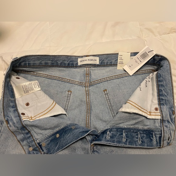 THE YOKO HI-RISE LONG JEAN SHORT Women’s size 32 - Picture 2 of 10